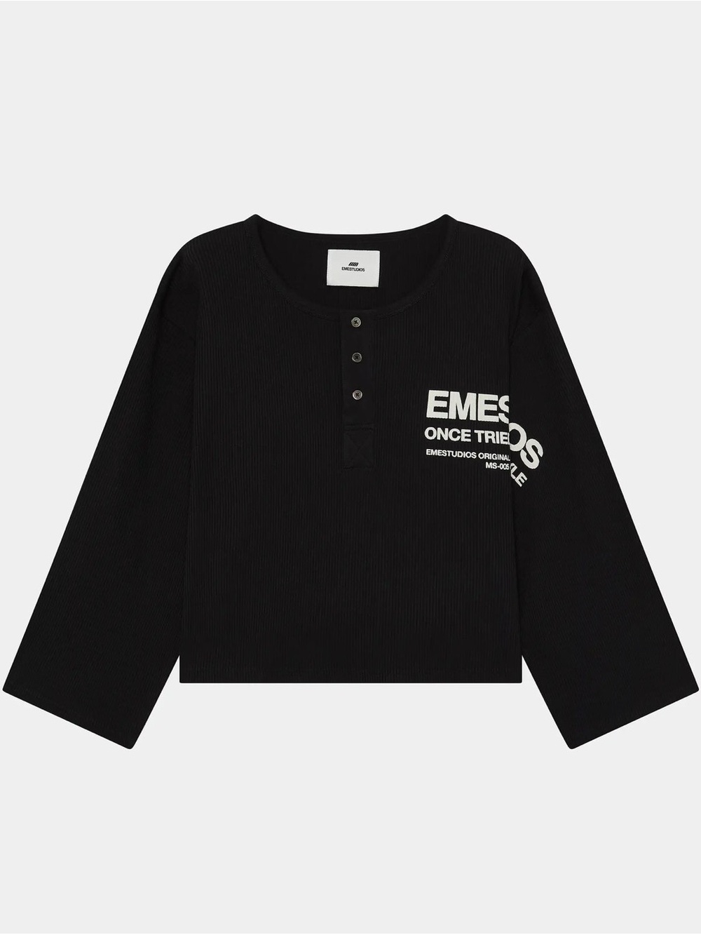 EMESTUDIOS Henley Long Sleeve